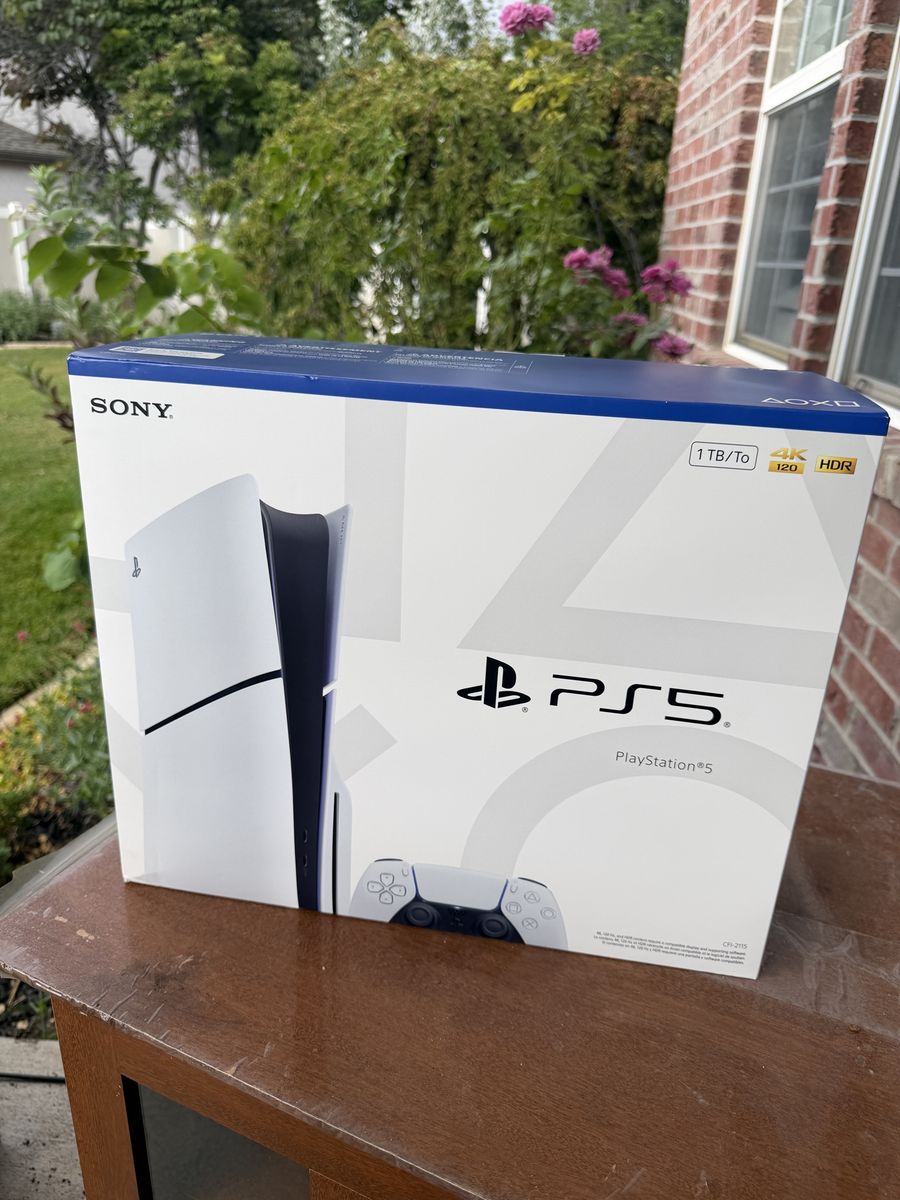 UNOPENED PlayStation 5 (PS5) Slim Disc Edition Console + Controller- New in Box (Walmart’s mistake) All Proceeds will be DONATED