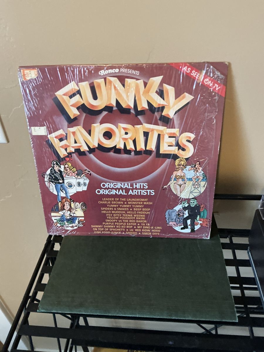 Funky Favorites Original Hits Original Artists Vinyl LP Ronco