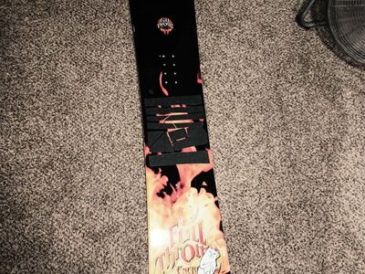 Full Throttle Energy Drink Snowboard - Used, Flames Design