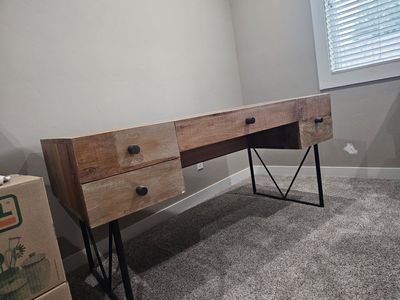Atwood Rustic Industrial Desk