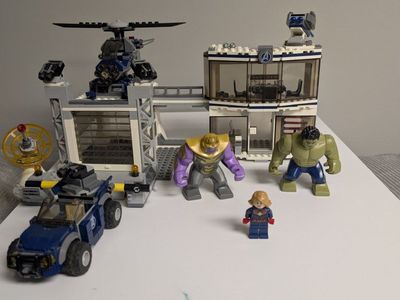 LEGO Marvel Avengers Compound Battle Set 76131 with Minifigures & Vehicles