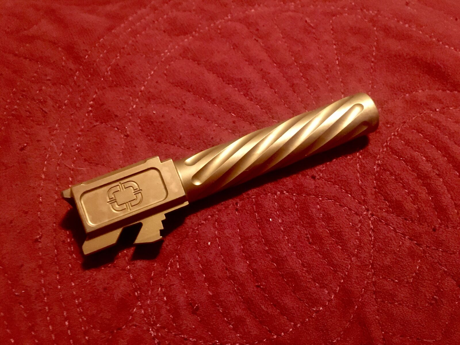 Shadow Systems MR920 Glock 19 Gold TiN Spiral Match