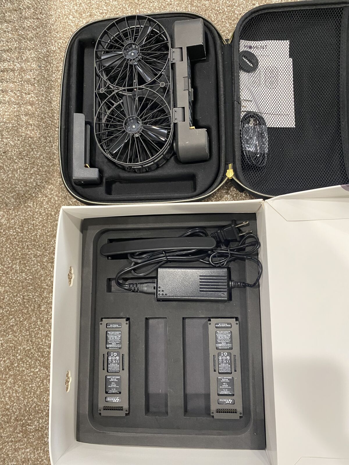 Mavix 2 drone, controller, and goggle set