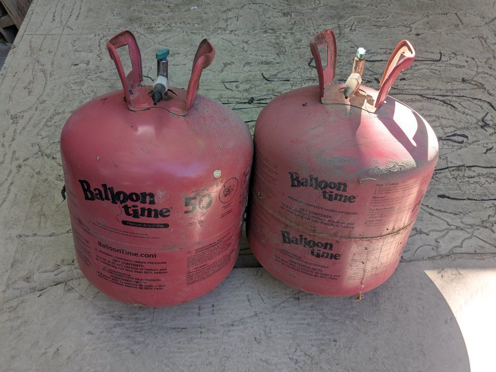 Helium party balloon tanks cylinder