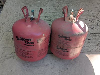 Helium party balloon tanks cylinder
