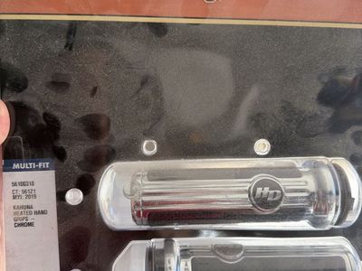 Harley-Davidson Kahuna Heated Hand Grips - Chrome - Multi-Fit