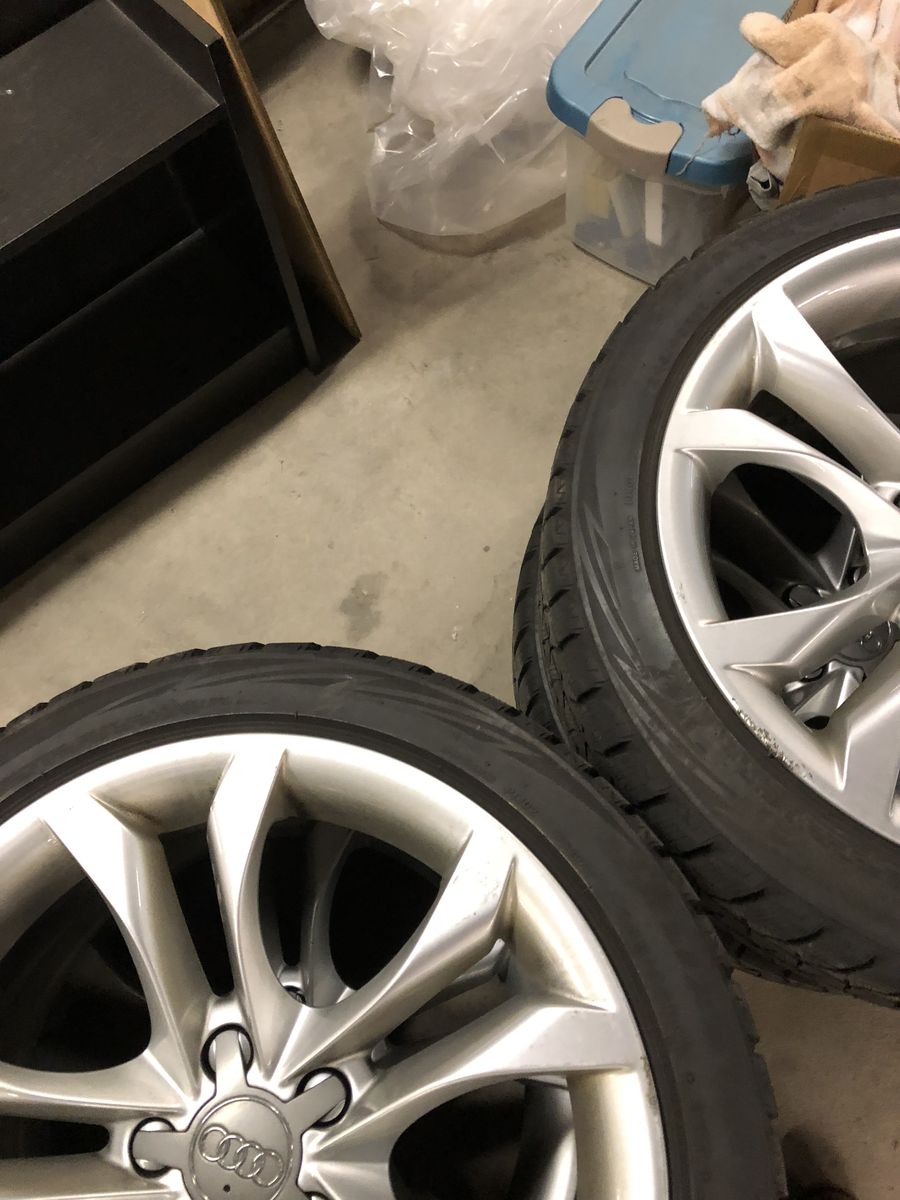 Audi Wheels with Bridgestone Blizzak tires