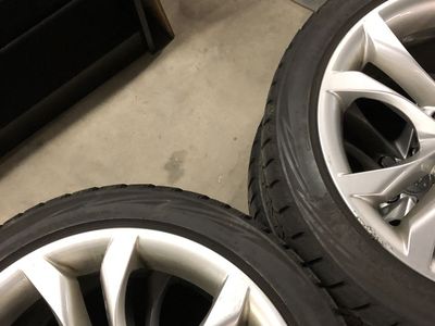 Audi Wheels with Bridgestone Blizzak tires