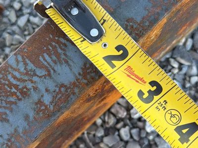 Steel C-Channel Beam Structural Metal Fabrication Scrap