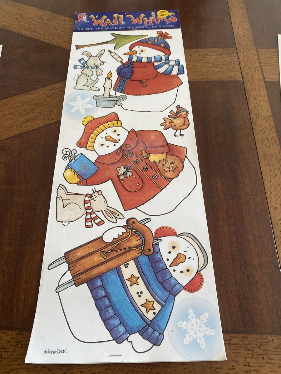Wall Whims Snowmen