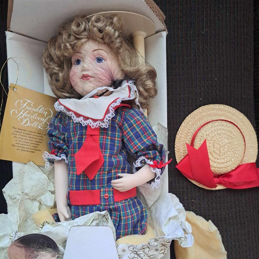 Brand new Franklin Heirloom Doll