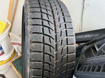 Set of 4 Bridgestone Blizzak 205/45R17 Winter Tires