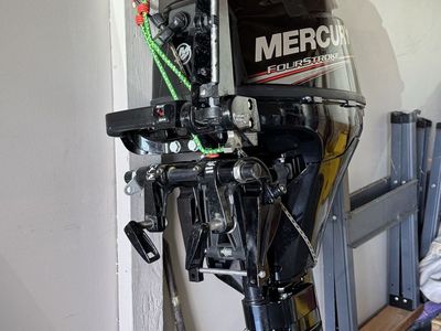 $1999 obo make offer Mercury 9.9 hp 4-stroke boat motor