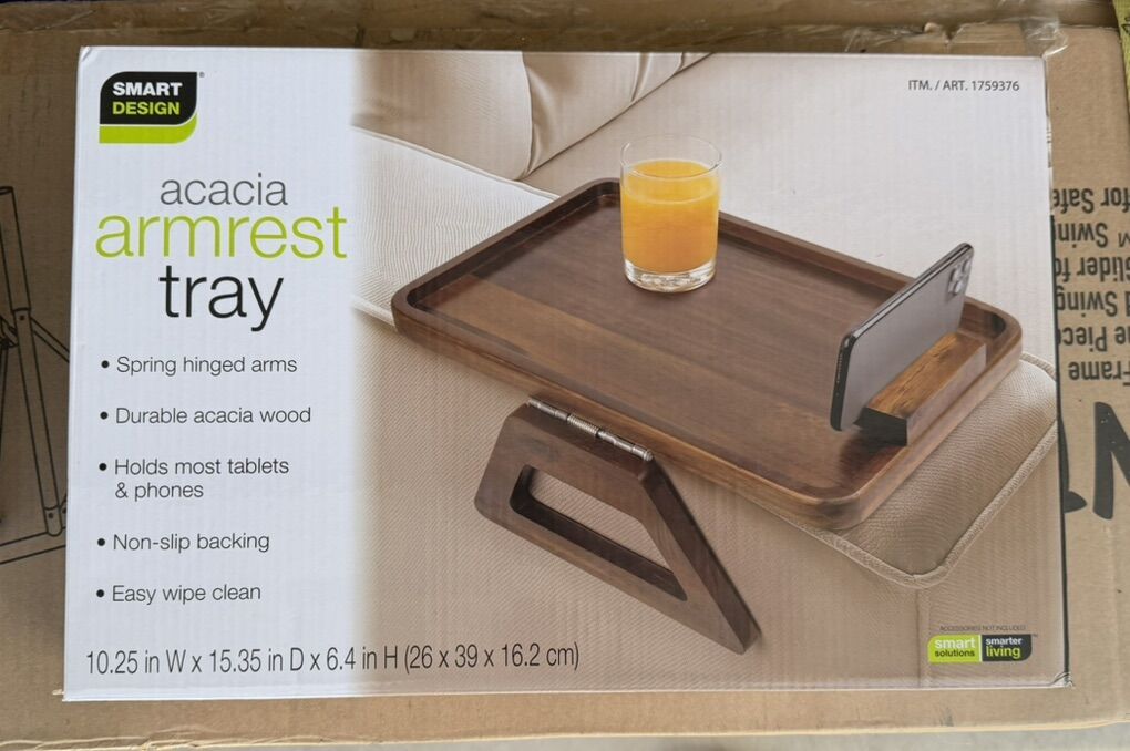 Acacia Armrest Tray