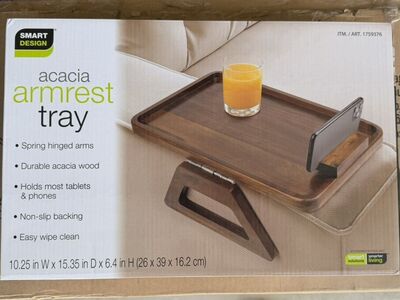 Acacia Armrest Tray