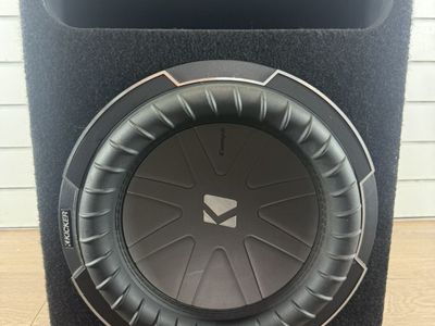 KICKER CAR AUDIO COMPQ10 10" CAR AUDIO SUB WOOFER 700 WATTS RMS #WCP037835