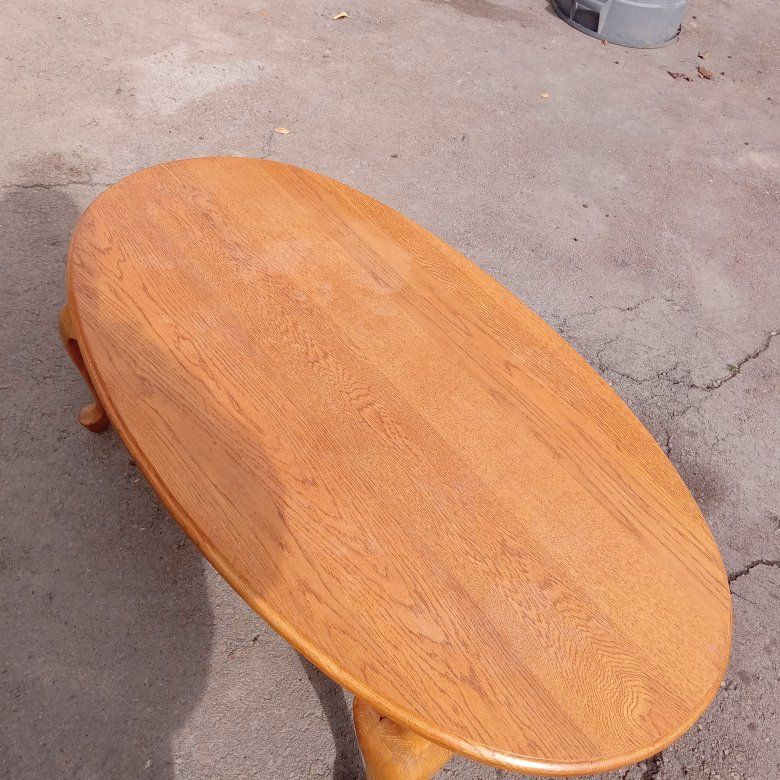 solid wood coffee table