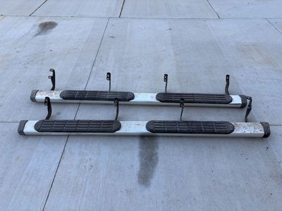 Toyota Tundra Double Cab Running Boards Side Steps OEM Aluminum - Used