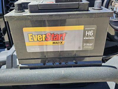Never Used - EverStart Maxx H6 Car Battery, 730 CCA, Group Size H6 (NOT AGM)