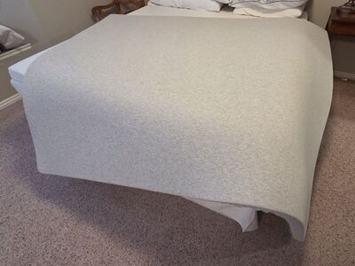 Cal King 2" Mattress Topper. LIKE NEW