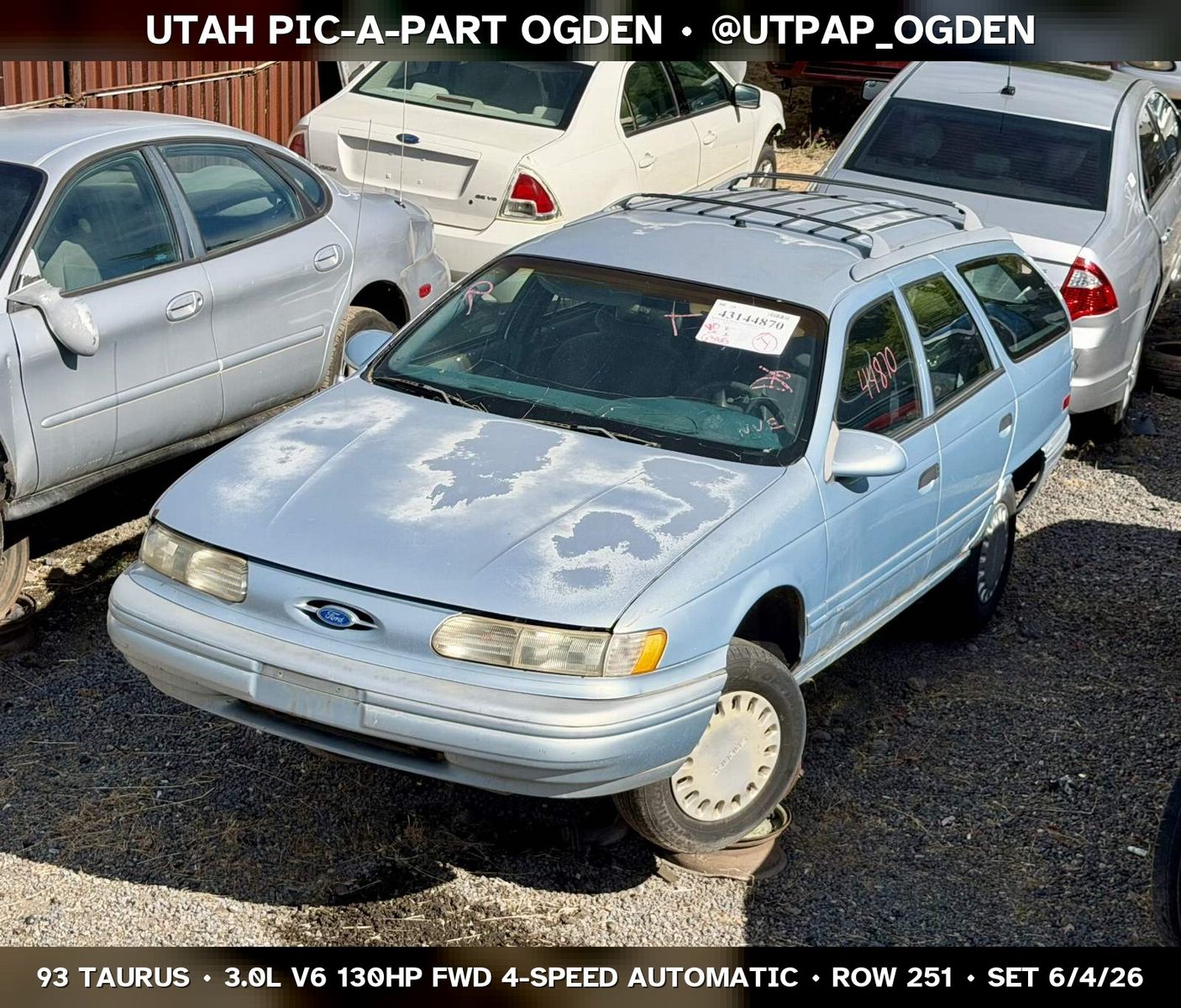 1993 Ford Taurus Parts - UTPAP Ogden
