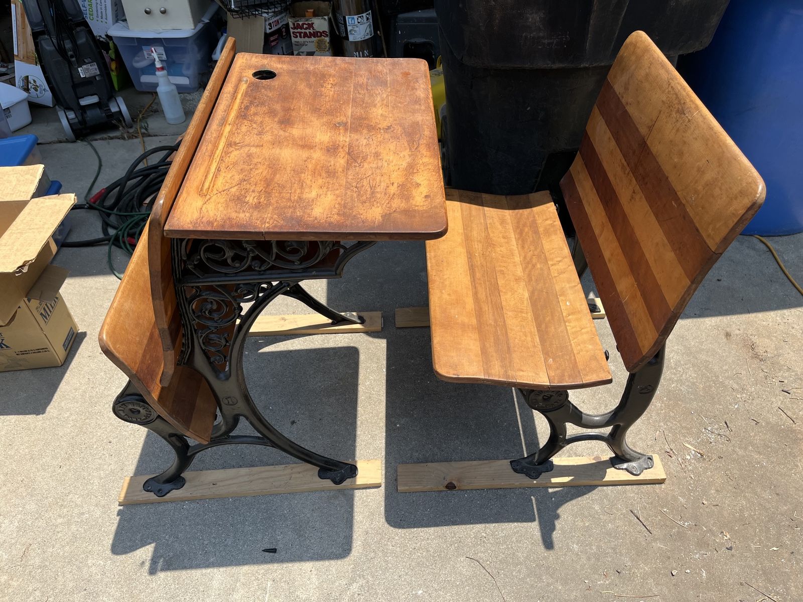 old school desk set