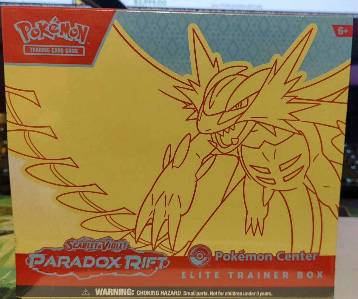 Paradox Rift Pokemon Center Elite Trainer Box