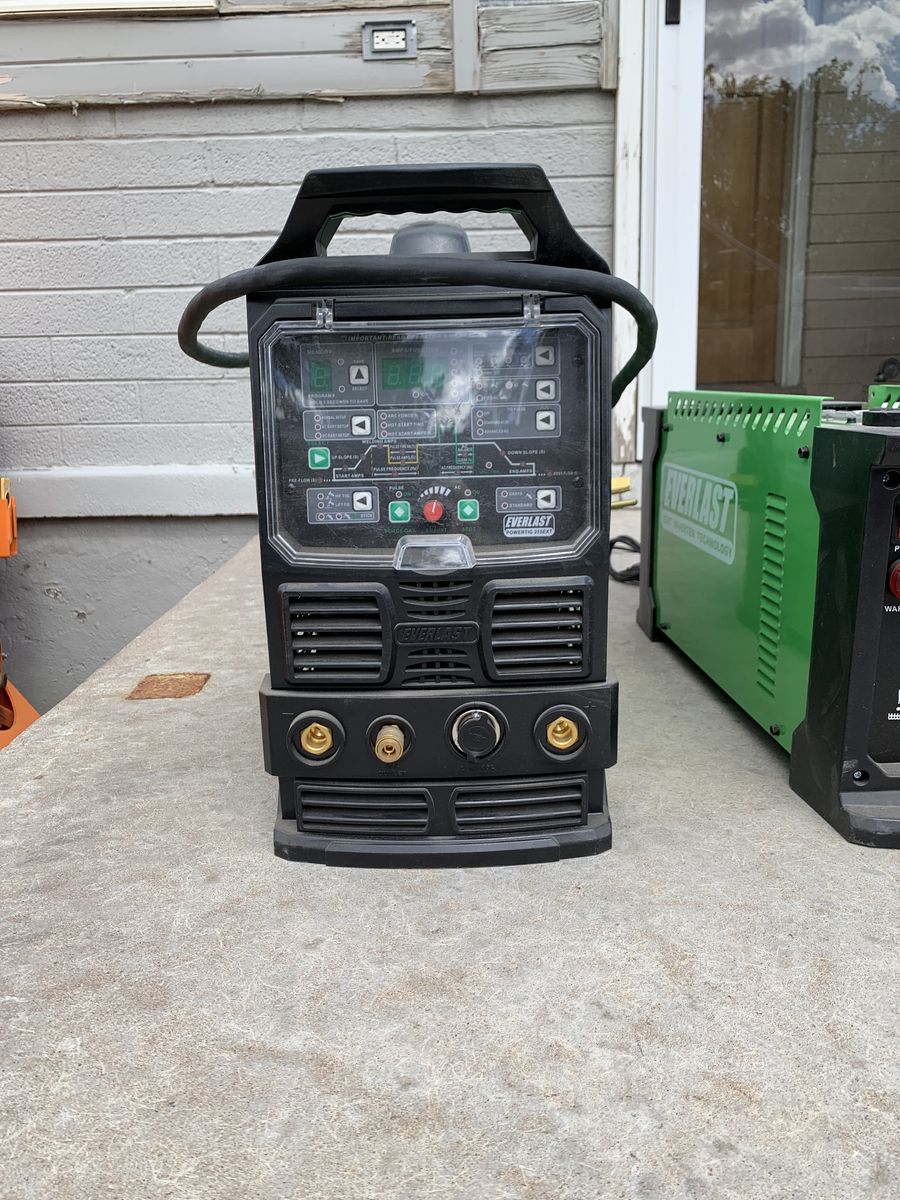 PowerTIG 255EXT, W375 water cooler, cart (welder)