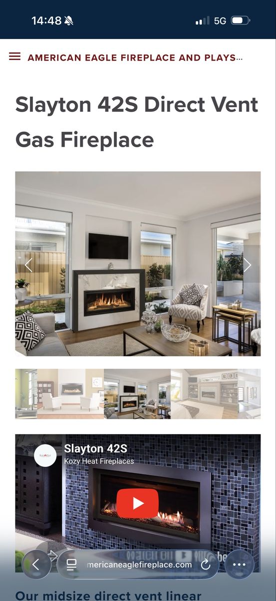 Kozy Heat 42s Slayton Fireplace