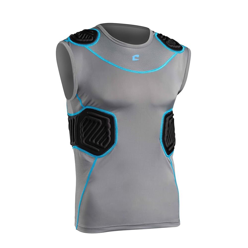 Football Lacrosse Compression Shirt Cushion System