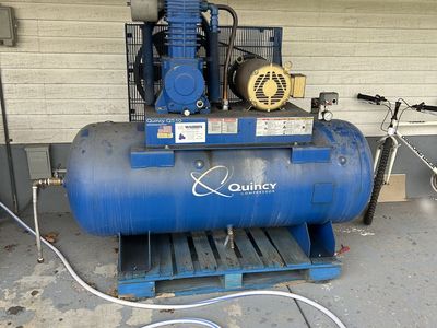 Quincy QT 10 HP 120 Gallon Two Stage Air Compressor (230/460 Volt 3 Phase)