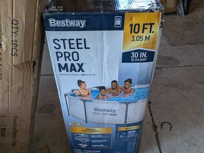 Bestway Steel Pro Max 10 ft x 30 in Above Ground Frame Swimming Pool Set