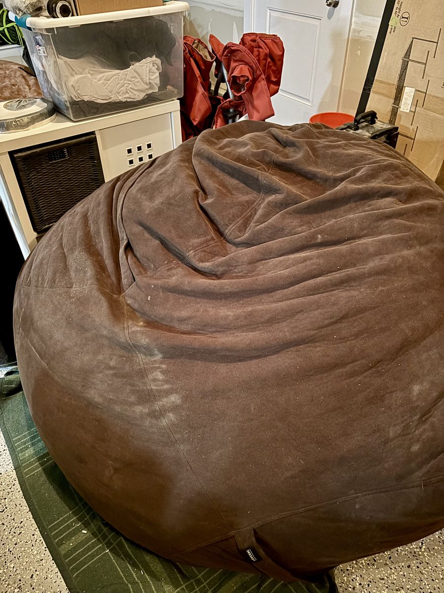 Lovesac SuperSac – Extra Large Brown Bean Bag
