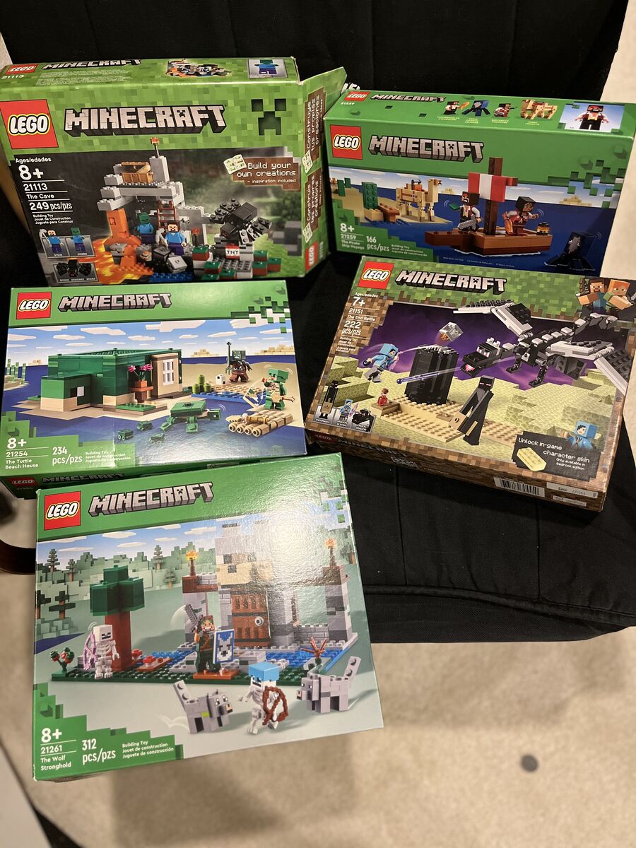 Minecraft Lego Boxes—Boxes Only