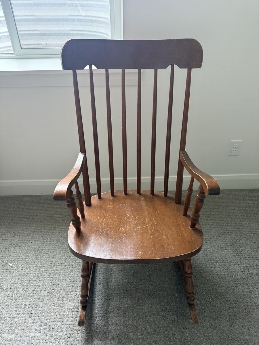 Vintage Spindle Rocker