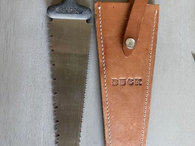 Buck 154, “Bucksaw” hand saw, never used.
