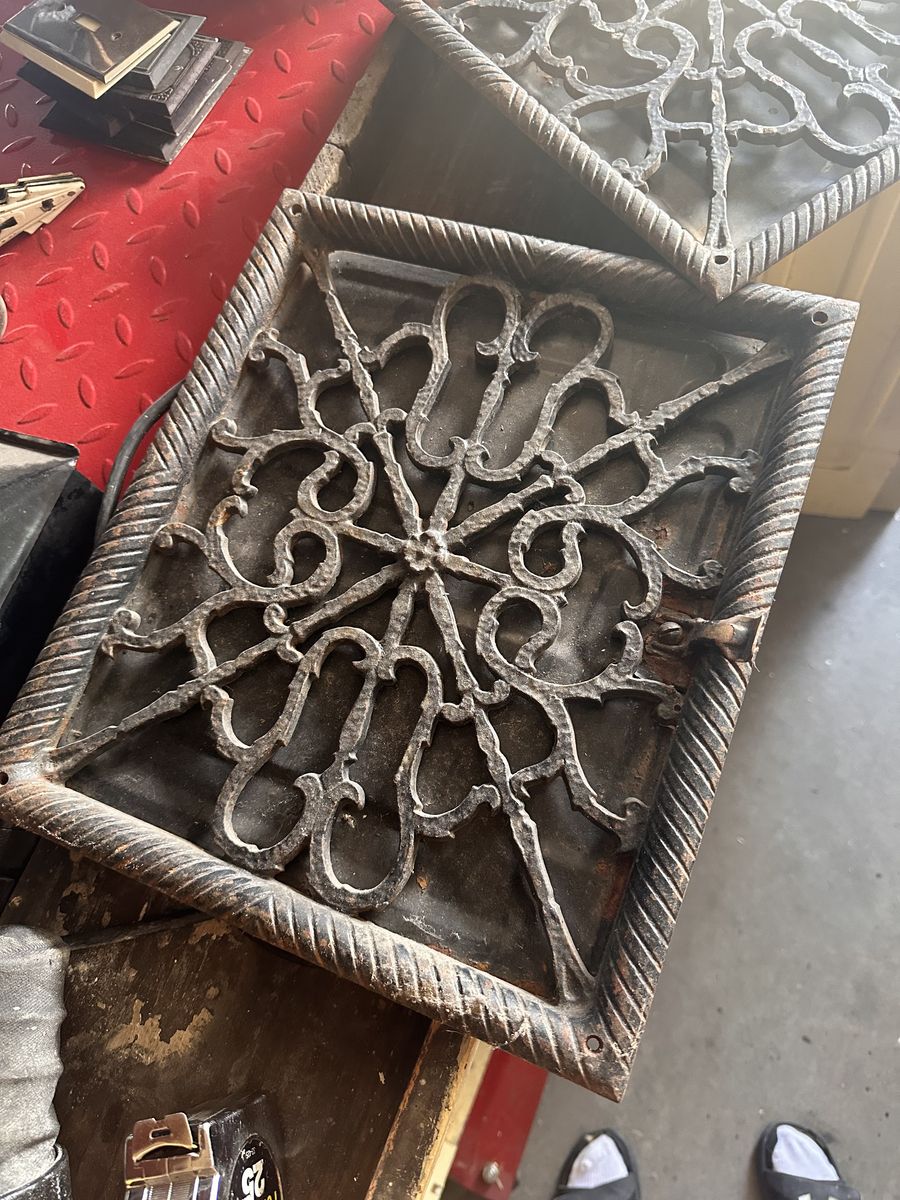 2 Antique Heat Vent Registers