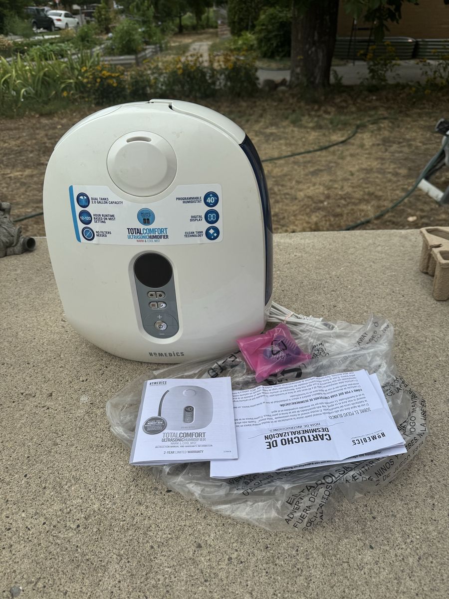 Homedics TotalComfort Ultrasonic Humidifier - Warm & Cool Mist, 2 Gal Capacity