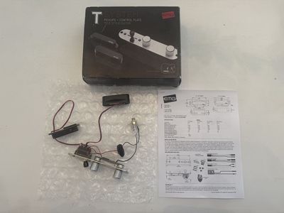 EMG T SYSTEM Pickups and Control Plate for Telecaster Tele Fender Partscaster guitar