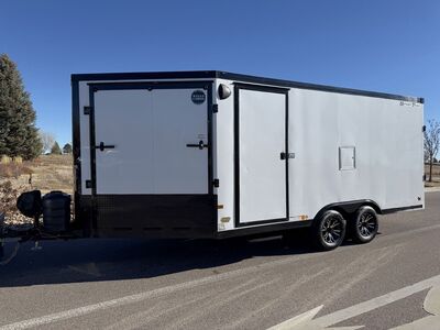 2024 Wells Cargo 22 ft. Enclosed Steel Sport Trailer. Heated and Finished. Loaded with Upgrades and Options!