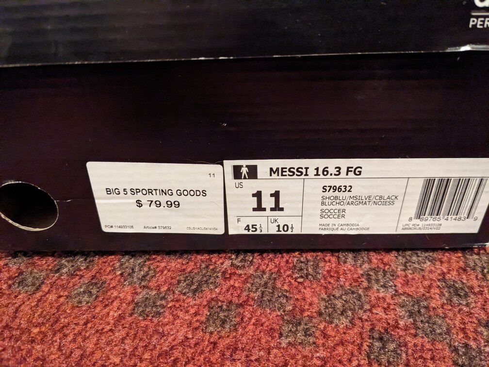 Adidas Performance Soccer Cleats