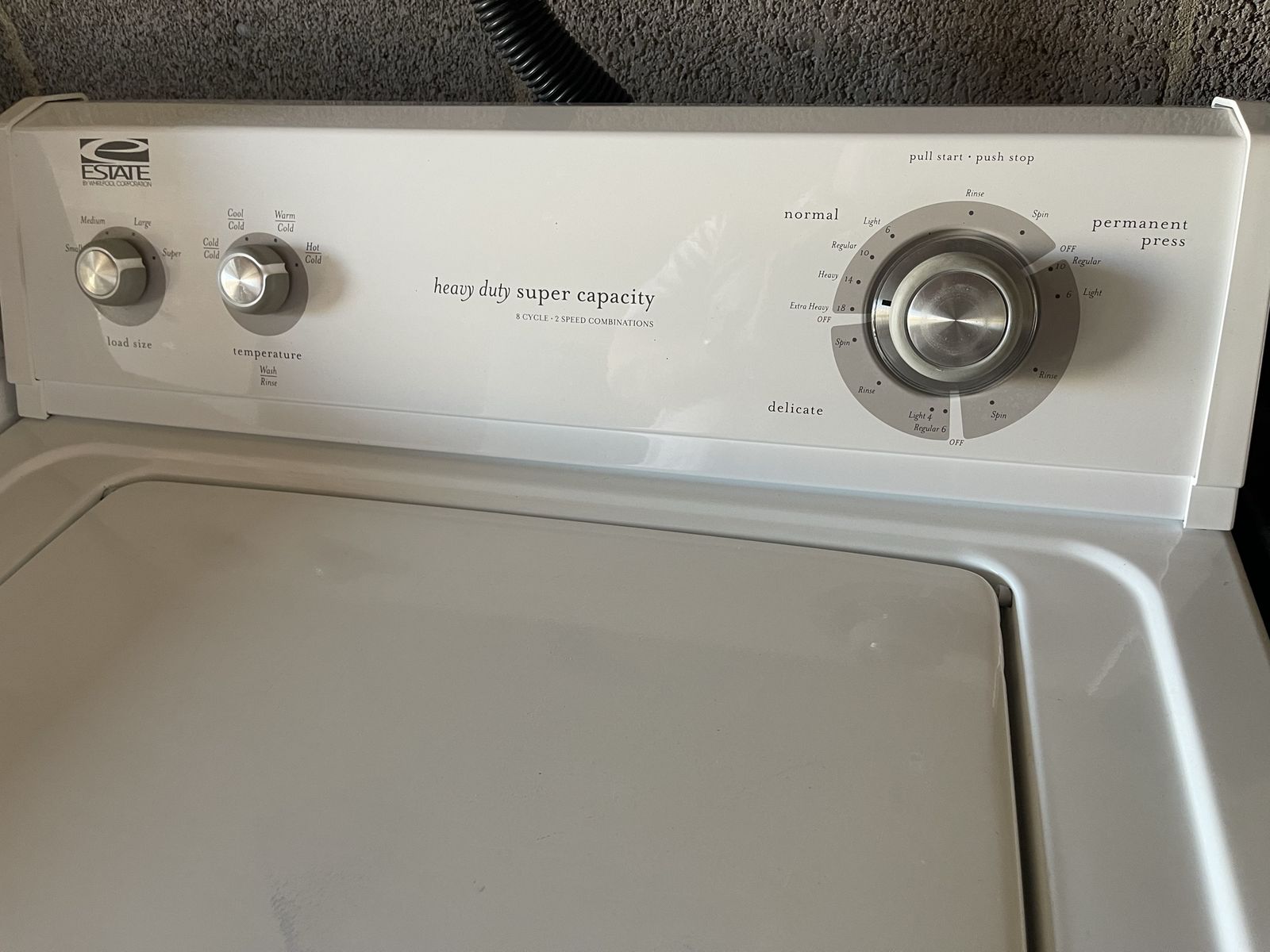 GOOD RELIABLE WHIRLPOOL ESTATE WASHER