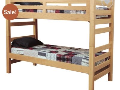 Varsity Loft Bunkbeds With Dressers And 1 Mattress