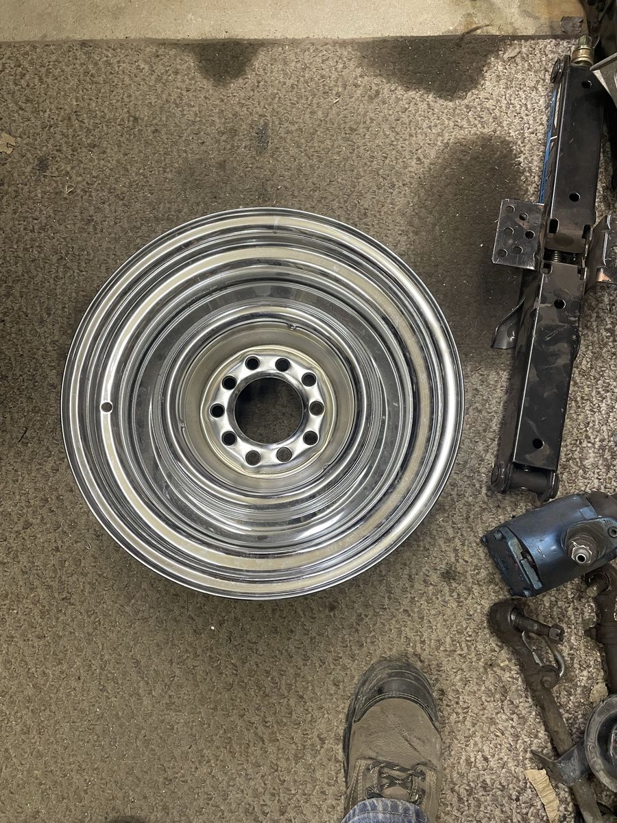15X7 chrome rim