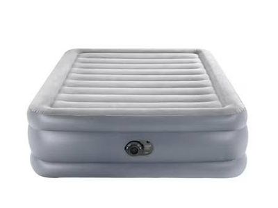 Intex 20" Dura-Beam Deluxe Raised Air Bed Queen