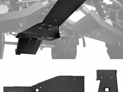 2006-2025 Yamaha Raptor 700 700R Full Chassis Glide & Swing Arm Skid Plate Guard