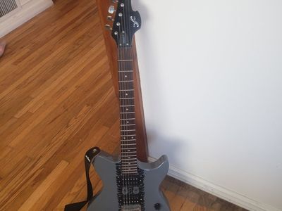 First Act ME4017 Electric Guitar Gray with Strap
