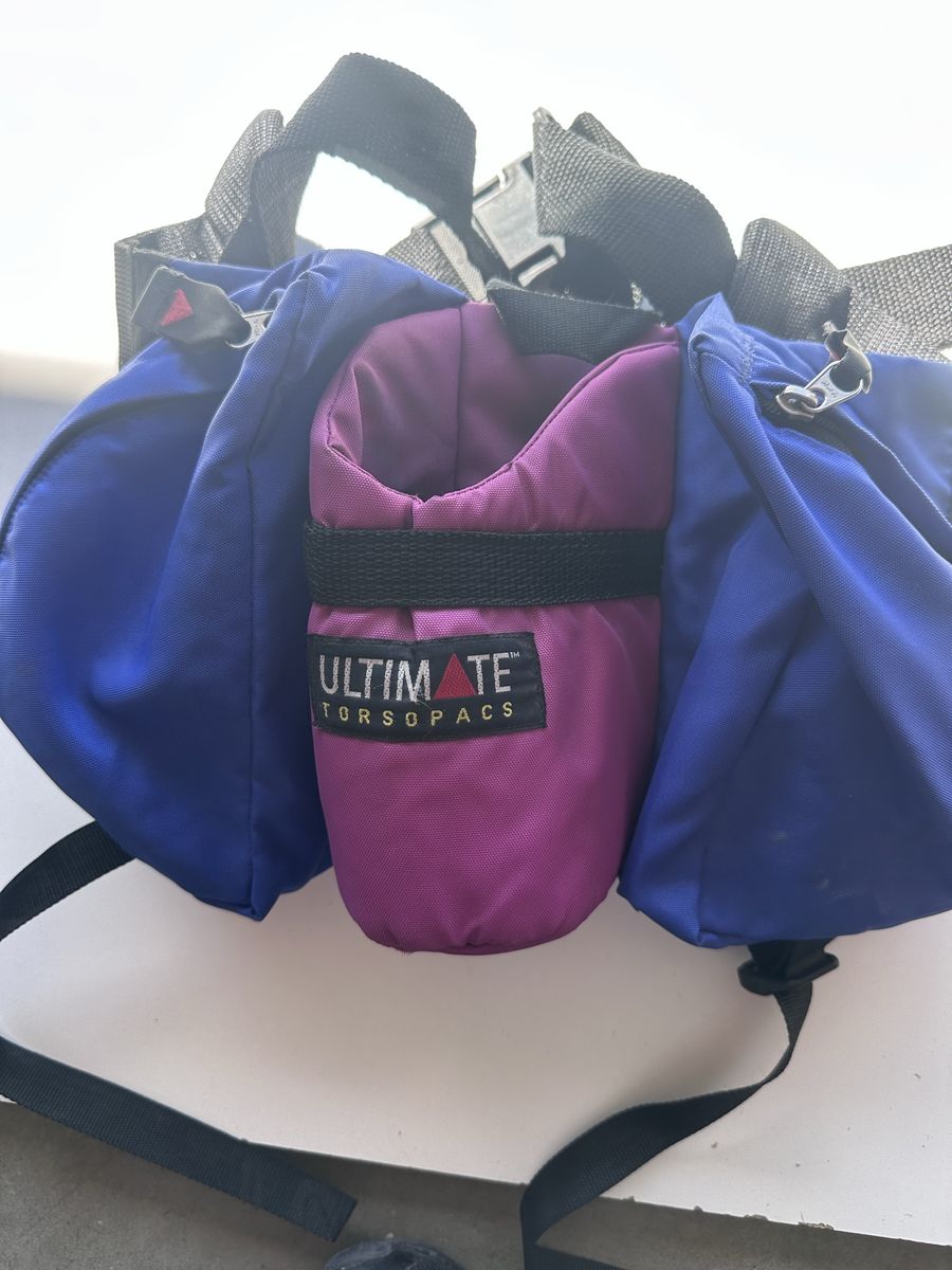 ULTIMATE TORSOPACS Hydration Fanny Pack / Lumbar Pack - Blue/Purple