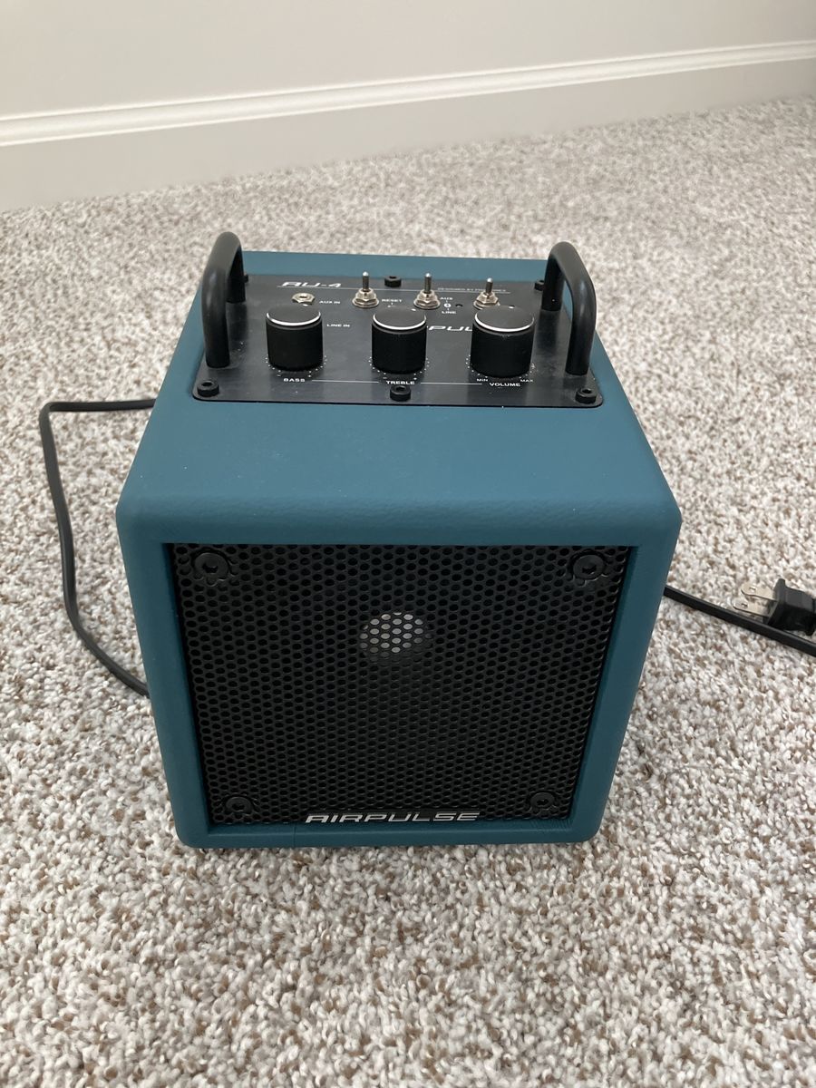 Airpulse AU-4 Designed by Phil Jones Portable Bluetooth Speaker / Amplifier Teal