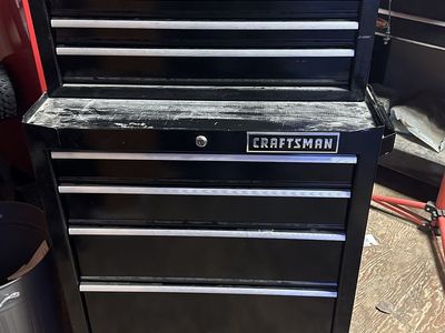 Craftsman Tool Box black and chrome